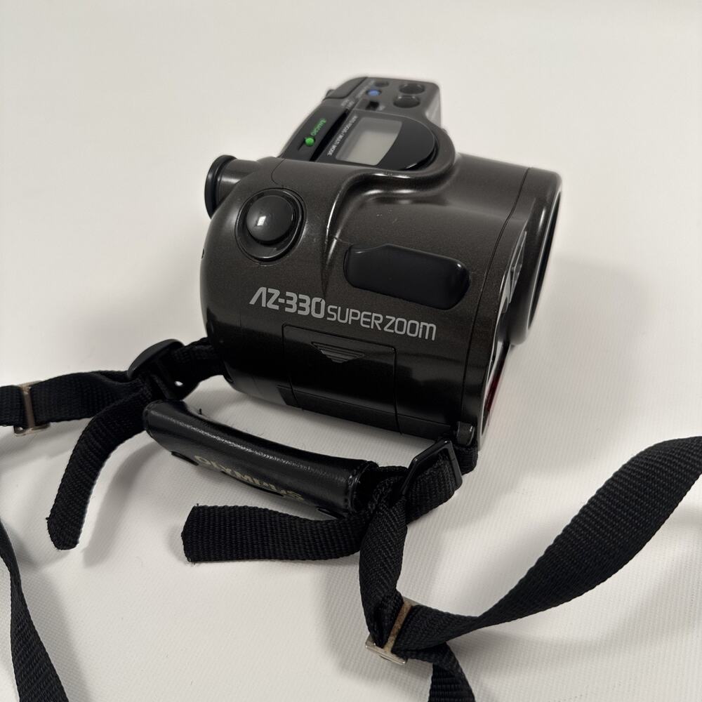 Olympus Camera AZ-330 Super Zoom Infinity Super Zoom 330 Film 35mm With Case - Picture 3 of 16